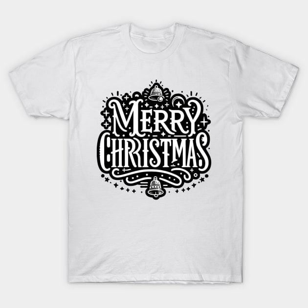 Merry Christmas T-Shirt by Lady Su
